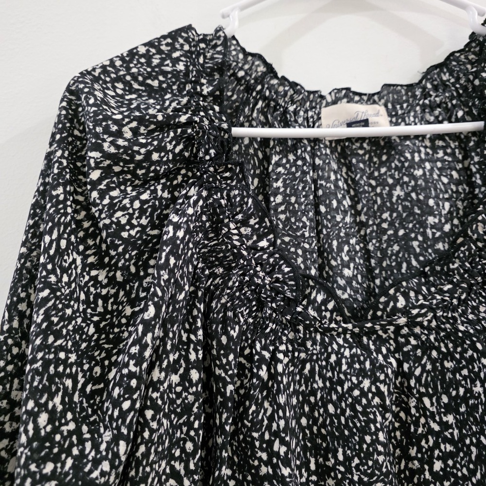 Universal Thread Womens Top Size Large Boho Ruffle Ren Faire - Picture 2 of 7